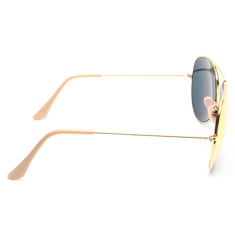 Brad Pitt Style 60Mm Color Mirror Aviator Celebrity Sunglasses
