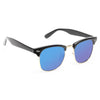 Peyton Unisex Mirror Lens Half Frame Sunglasses