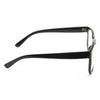 Sela Thin Frame Clear Horn Rimmed Glasses
