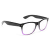 Jude Large Ombre Clear Horn Rimmed Glasses
