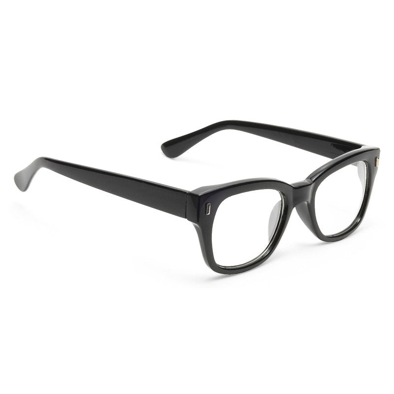 Jeff Goldblum Style Horn Rimmed Clear Glasses