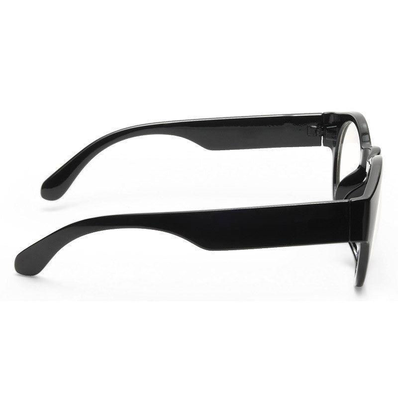 Loretto Rounded Horn Rimmed Clear Glasses