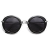 Elizabeth Thick Frame Round Sunglasses