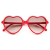 Drew Barrymore Style Plastic Heart Celebrity Sunglasses
