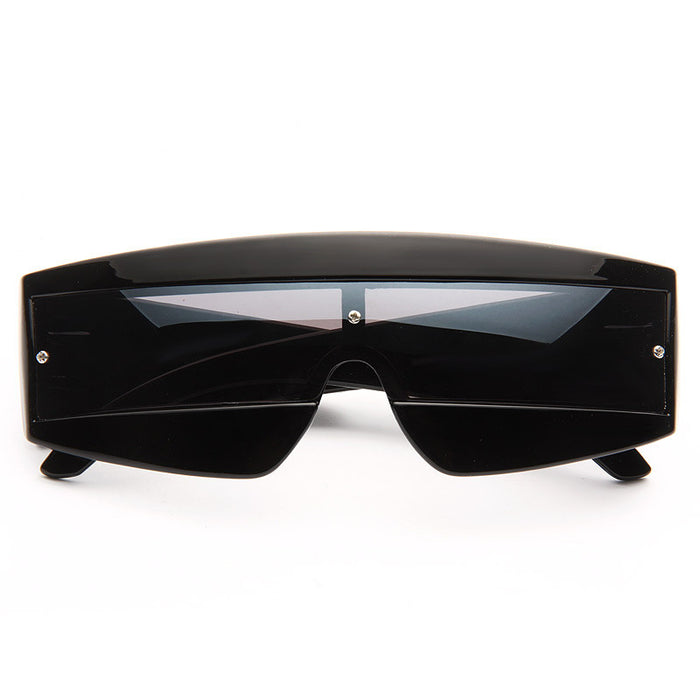 Flat Out Futuristic Curved Sunglasses