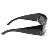 Flat Out Futuristic Curved Sunglasses