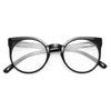 Kosha Oversized Designer Inspired Rounded Clear Glasses