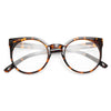 Kosha Oversized Designer Inspired Rounded Clear Glasses