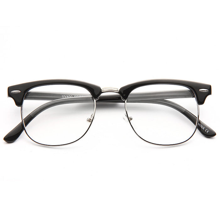 Peyton 3 Unisex Half Frame Clear Glasses