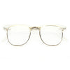 Peyton 3 Unisex Half Frame Clear Glasses