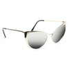 Rihanna Style Cat Eye Mirror Celebrity Sunglasses