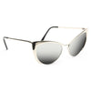 Nastasya Designer Inspired Cat Eye Mirror Sunglasses