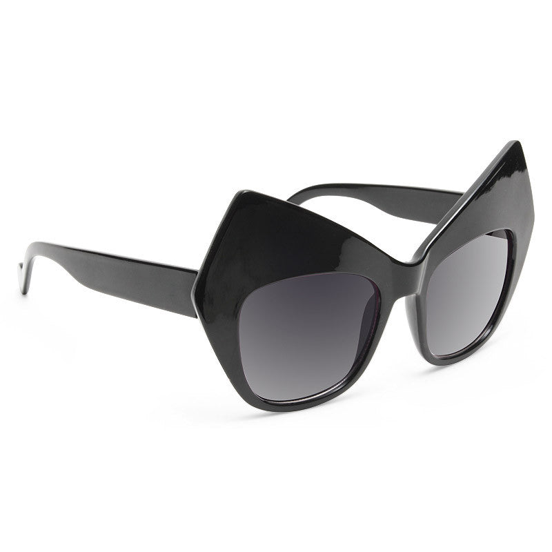 Lady Gaga Style Oversized Bat Ear Celebrity Sunglasses