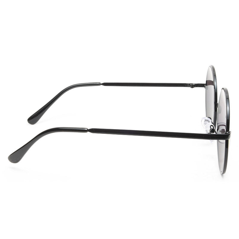 Mary Kate Color Mirror 90s Round Metal Sunglasses