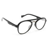 Darby Plastic Flat Top Clear Aviator Glasses