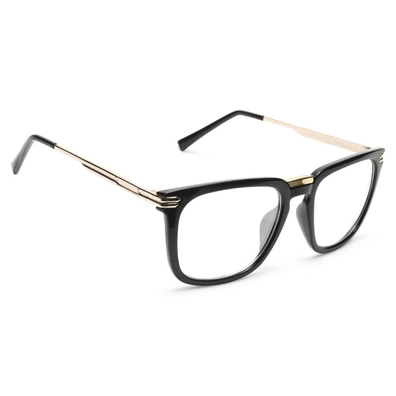 Carlin Unisex Clear Horn Rimmed Glasses