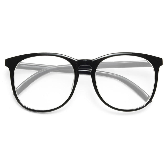 Brogan Unisex Rounded Clear Glasses