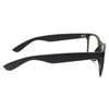 Gable Large Pinstripe Clear Horn Rimmed Glasses