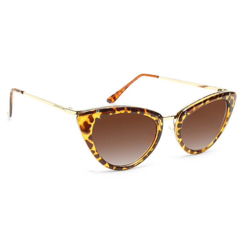 Lynx Thick Frame Cat Eye Sunglasses
