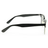 Peyton Silver Mirror Half-Frame Sunglasses
