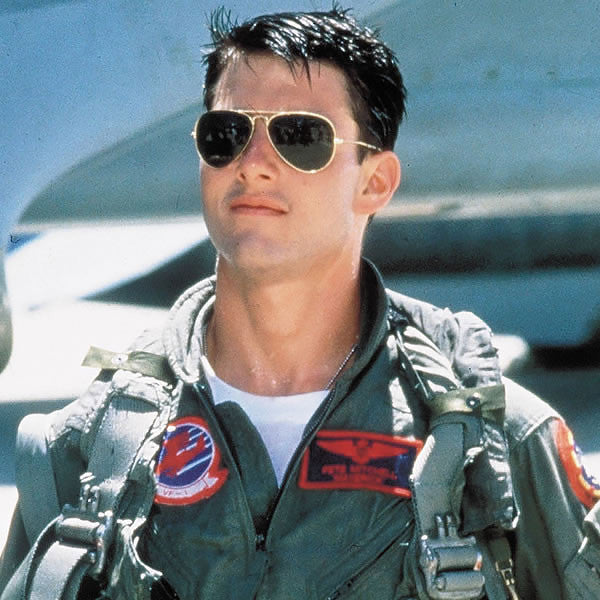 Tom Cruise Maverick Top Gun Polarized Aviator Sunglasses