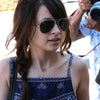 Nicole Richie Style 60Mm Solid Lens Aviator Celebrity Sunglasses