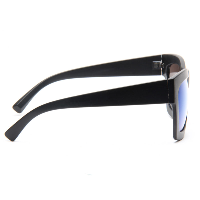 Patrick Unisex Color Mirror Thick Frame Horn Rimmed Sunglasses