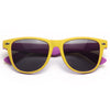 Dakota X Large Two Toned Rubber Coated Horn Rimmed Sunglasses