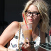 Ashley Benson Style Slim Rectangular Celebrity Clear Glasses