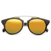 Gigi Hadid Style Thin Bar Flat Top Celebrity Sunglasses