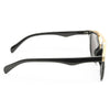So Real Thin Bar Flat Top Clear Frame Sunglasses
