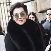 Kris Jenner Style Thin Bar Flat Top  Celebrity Sunglasses