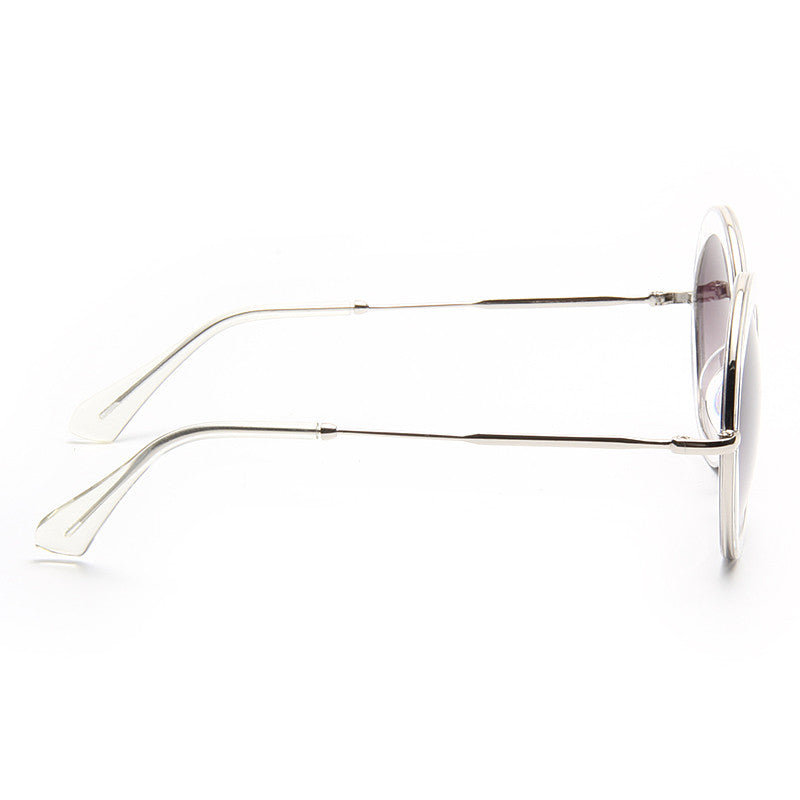 Baylor Oversized Thick Round Sunglasses