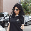Kylie Jenner Style Half Frame Pointed Cat Eye Celebrity Sunglasses