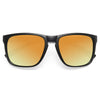 Oaklen Unisex Color Mirror Horn Rimmed Sunglasses