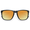 Oaklen Unisex Color Mirror Horn Rimmed Sunglasses