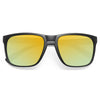 Oaklen Unisex Color Mirror Horn Rimmed Sunglasses