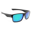 Rylan Unisex Color Mirror Horn Rimmed Sunglasses