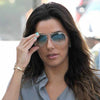 Eva Longoria Style 58Mm Gradient Aviator Celebrity Sunglasses
