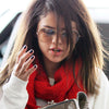 Selena Gomez Style 58mm Gradient Aviator Celebrity Sunglasses