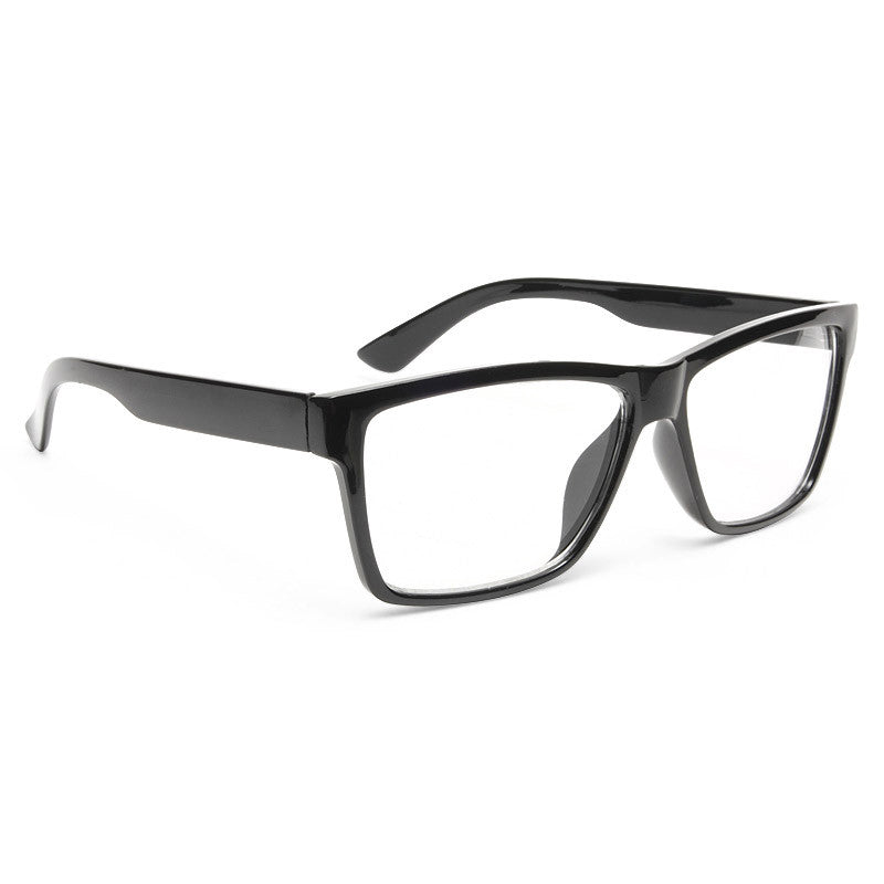Perry Unisex Clear Horn Rimmed Glasses