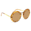 Ryan Thick Frame Round Sunglasses