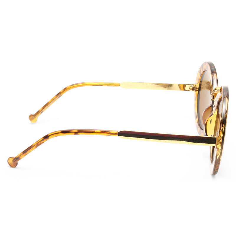 Ryan Thick Frame Round Sunglasses
