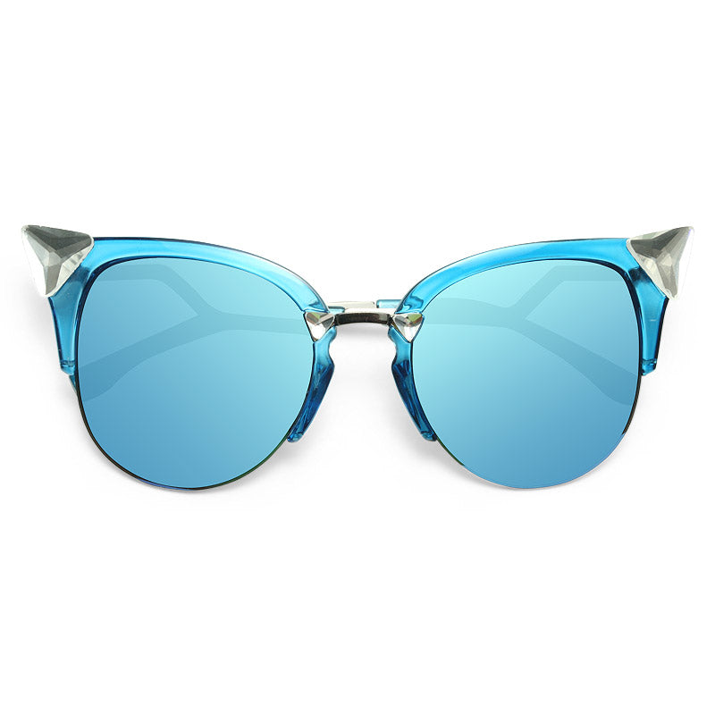 Cara Delevingne Crystal Cat Eye Celebrity Sunglasses