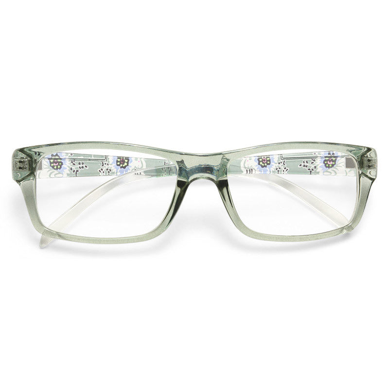 Aubrey Rectangular Clear Glasses