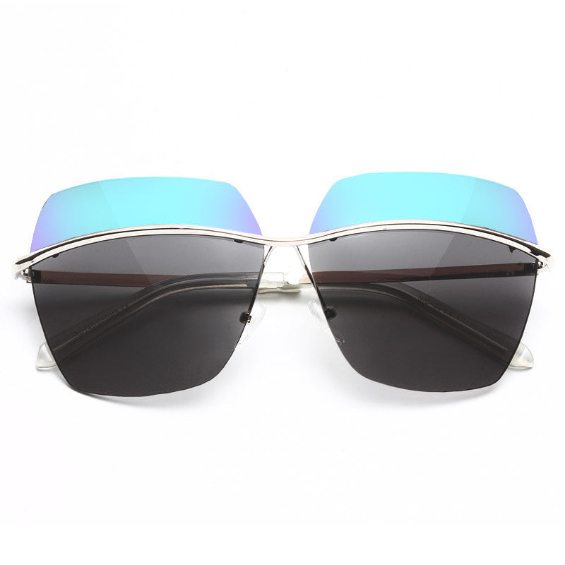 Metallic Designer Inspired Square Sunglasses