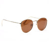Hailey Beiber Style Metal Rounded Celebrity Sunglasses