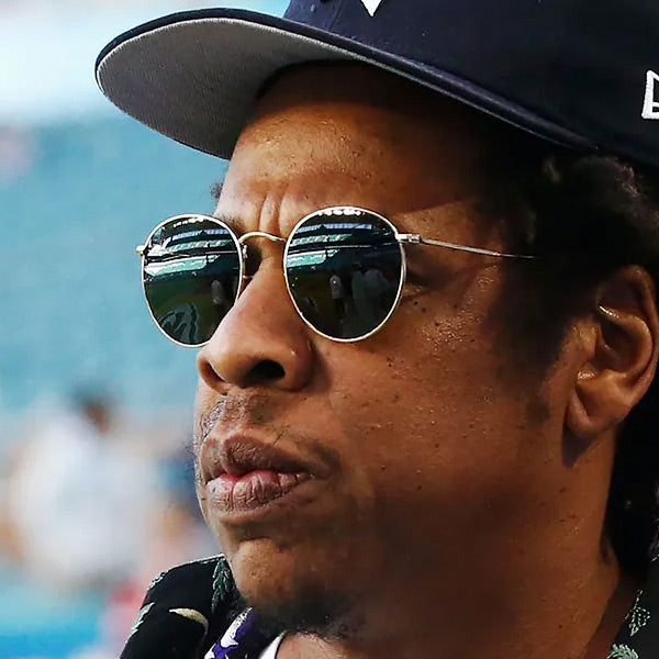 Jay-Z Style Metal Rounded Celebrity Sunglasses