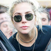 Lady Gaga Style Metal Rounded Celebrity Sunglasses
