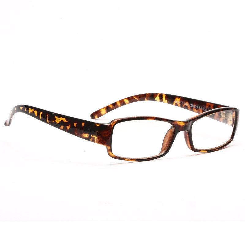 Luca Unisex Slim Rectangular Clear Glasses